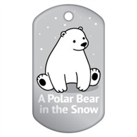 A Polar Bear in the Snow Badge