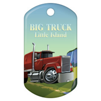Big Truck Little Island Badge